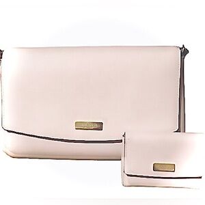 Kate Spade SET♠️ Laural way Greer 2 way bag and card wallet set